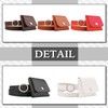 CHROME CRANE BLT036 Women's Leather Belt, Waist Bag, Pouch, Small