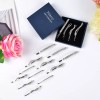 Folansy 16 Piezas Clear Rhinestone Bobby Pin Circuito Cabell