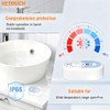 Water Leak Detector with Loud Alarm & LED Flash -