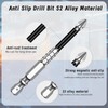 6PCS High-Magnetic Screwdriver Drill Bit Set,Magnetic Drill Bits Electric Drill