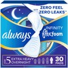Always Infinity FlexFoam Almohadillas para mujer, talla 5, extra pesadas
