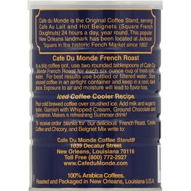 Cafe Du Monde Coffee French Roast 13 oz (Pack of 12)