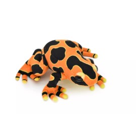 CWG Frog, Orange, Poison Dart, Very Nice Plush Stuffed Animal Toy     9"    RI11B258