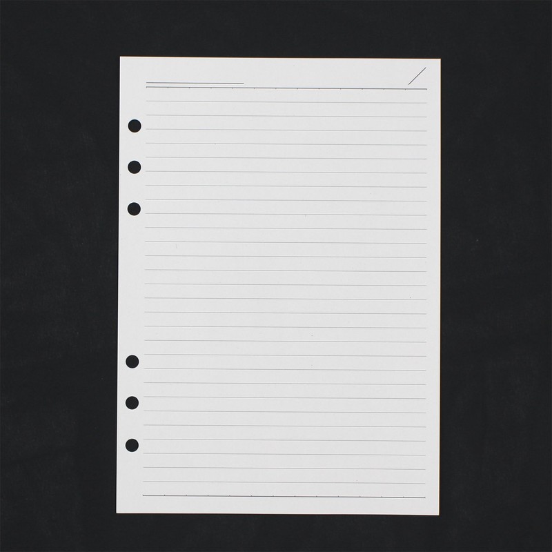 Raymay Fujii DAR4008W Personal Organizer Refill, Value Notebook, Horizontal Rule,