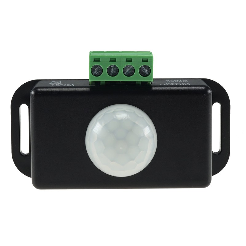 Motion Sensor 12V-24V 8m Range 76x45x34mm Switching Time Adjustable