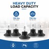 5 Pack Bell Glides Replacement, Chair Feet Low Profile Wheel