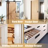 HBL' 2 Pack | 5.9 Inch Closet Door Pulls, 304