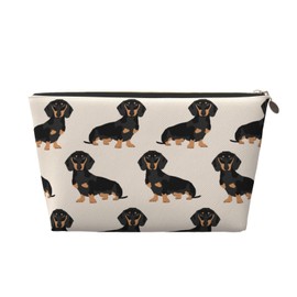 Pet Dogs Travel Toiletry Bag for Women and Men, Water-Resistant Purse Zipper Makeup Cosmetic Pouch Bag Travel Organizer Wash Bag for Accessories,Toiletries