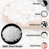 5800Pcs Half Pearls for Crafts - Flatback for Artwork Making,