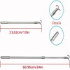 AIXXCUVQ Lightweight And Sturdy Aluminum Alloy Stretchable Curtain Hanging Rod