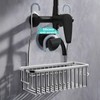 PZJFH Shower Caddy, Hook Design Shower Shelf，Strong Load-Bearing Capacity Shower，Bathroom