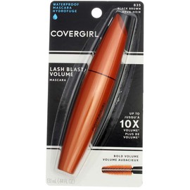 CoverGirl LashBlast Volume Blasting Waterproof Mascara, Black Brown [835] 0.44 oz (Pack of 9)