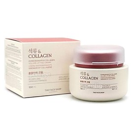 The Face Shop 더페이스샵 석류엔콜라겐 볼륨탄력 크림 100ml The Face Shop Pomegranate & Collagen Volume Elasticity Cream 100ml [The Face Shop Pomegranate & Collagen Volume Elastic Cream 100ml]