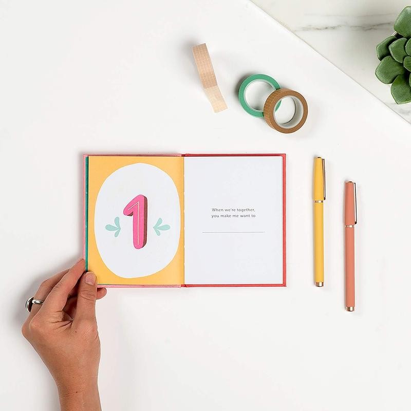 About You Book Fill in the Love Fill-in-the-Blank Book Gift