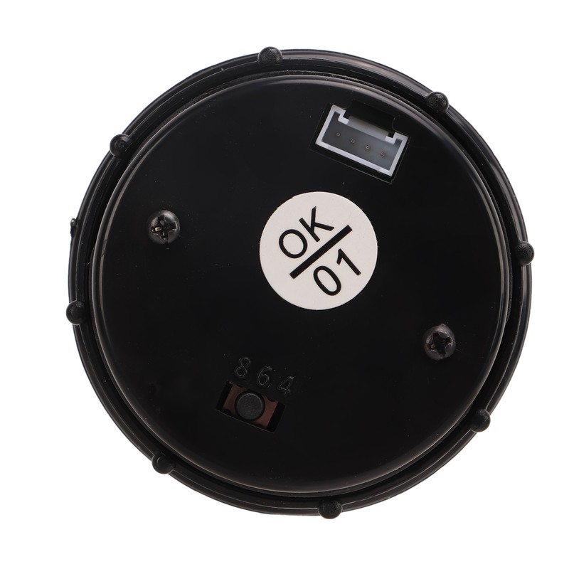 52mm Oil Fuel Level Gauge Meter Indicator LED Flashing Reminder