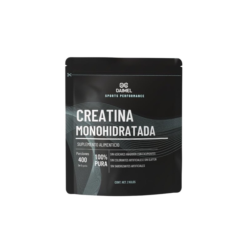 Daimel | Creatina Monohidratada en Polvo | 2 Kilos |