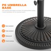 NUU GARDEN 33 lbs Round Patio Umbrella Base, Weighted Umbrella