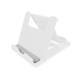 Smartphone Stand, Tabletop, Foldable, Adjustable Angle, Thin, Compact, Lightweight, Convenient to Carry, White
