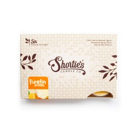 Pumpkin Souffle Premium Tealight Candles Bulk Pack - Highly Scented with Essential & Natural Oils - 24 Beige Tea Lights - Beautiful Candlelight - Made in The USA - Bakery & Food Collection