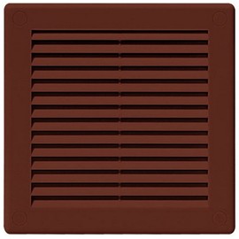 AirTech-UK Air Vent Grille Brown Plastic Wall Ducting Ventilation Cover Variety of Sizes (300 x 300mm)