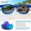 RIVBOS RIVBOS Kids Sunglasses Polarized UV Protection Flexible Rubber Glasses