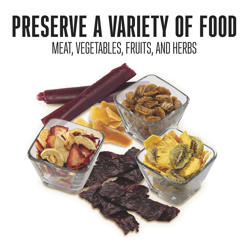 Weston Food Dehydrator Machine for Jerky, Fruit, Meat, Herbs, Vegetables,