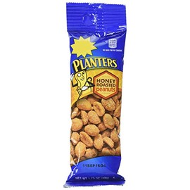 Planters Honey Roasted Peanuts, 1.75 oz Tubes (Pack of 18)