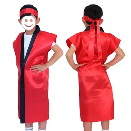 Satin Long Happy, Red, J (with bee maki)