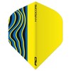 RED DRAGON Hardcore Radical Yellow Wave Dart Flights - 4