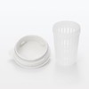 Mujin Ryohin Horizontally Placeable Strainer-equipped Cold Water Pitcher White Approximately