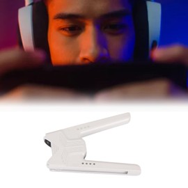 Charging Grip for Switch Joy Con, LED Indicator, High Efficiency Type C Controller Comfort Handle for Switch O LED, Fast and Efficient Charging (White)