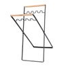Trash Bag Holder Metal Garbage Bag Holder Portable Outdoor Leaf