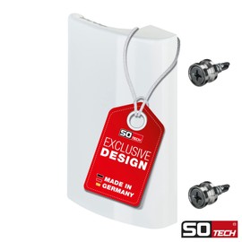 SOTECH Seja Aluminium Balcony Door Handles 82 x 52 x 20 mm White Pack of 2