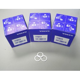 Genuine Volvo 1275810 Oil Filter Inserts 3 Pack with Washers