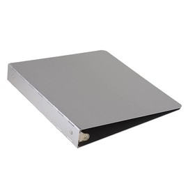 JAM PAPER Aluminium 1 inch Binders - Silver 3 Ring Aluminum Binder - Sold Individually