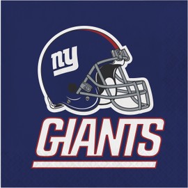 Trendware New York Giants Napkins, 48 ct, Officially Licensed