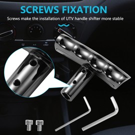 RZR PRO XP Shifter Knob for 2020-2025 Polaris RZR PRO XP / 4 RZR PRO R T-Handle Gear Shift Knob Lever Handle, Ergonomic Designed Zinc Alloy Heavy Duty, Black