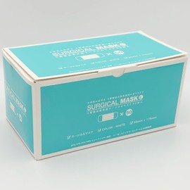 SCOOP CORPORATION 3-Layer High Performance Surgical Mask, Large Size (1 Box of 50 Sheets))