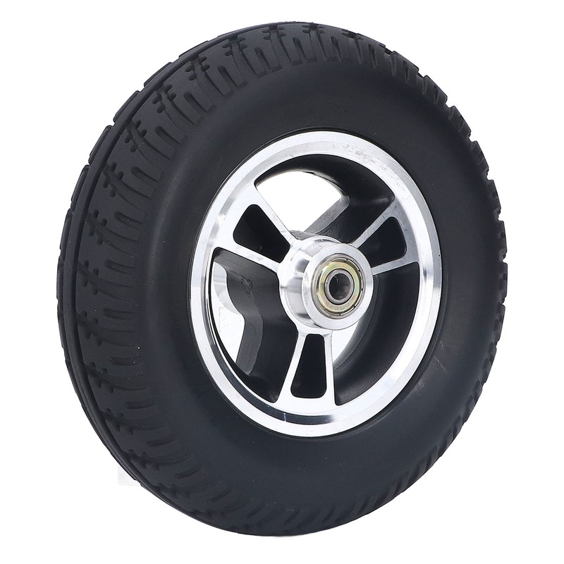 Wheelchair Wheel PU Wheel Alloy Steel Hub Anti Skid Walker