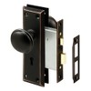 Prime-Line E 2495 Mortise Keyed Lock Set with Classic Bronze
