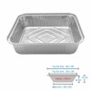 Pack of 600- Large Aluminium Foil Trays 9 x 9