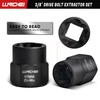 LLNDEI Bolt Extractor Kit, 15PCS Easy Out Stripped Lug Nut