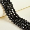 100 abalorio redondas de obsidiana de arcoíris de 6 mm,