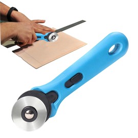 Ergonomic Rotary Cutter,Quilt Appliques Cutter Wheel Ergonomic Handle | Rolling Cutter Tool for Crafts, Sewing, Quilting