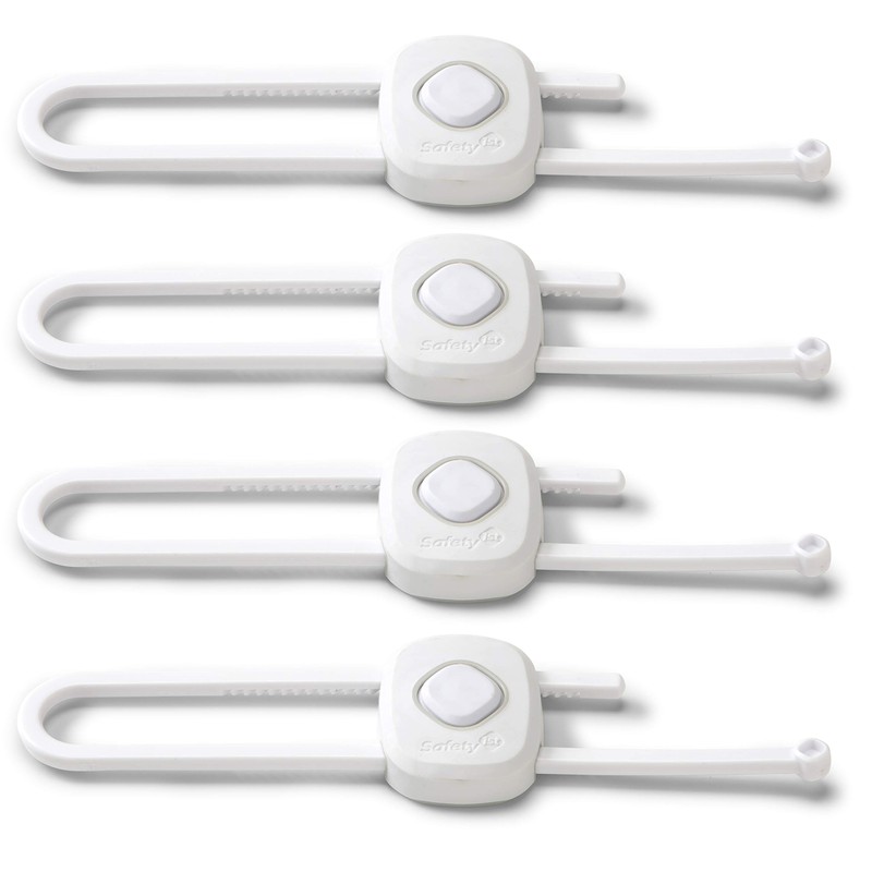 Safety 1st Outsmart Slide Lock Four Pack, White