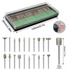 Stone Carving Set Diamond Burr Bits Compatible with Dremel, 50PCS