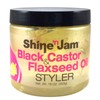 AmPro Shine-n-Jam Castor Oil and Flaxseed Gel - Nourishes Tresses