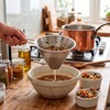 MGE - Chinese Colander - Perforated Stainless Steel Colander/Strainer -