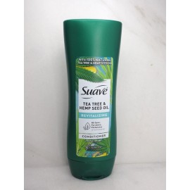 SUAVE TEA TREE & HEMP SEED OIL REVITALIZING CONDITIONER 12.6 OZ NWOB LOT OF 3