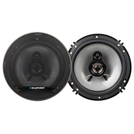 Blaupunkt GTX630 GTX Series GTX630 6.5-in. 300-Watt-Peak 3-Way Coaxial Speakers, Black